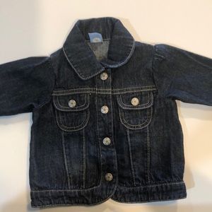 Carters 6 baby girl months blue jean jacket!